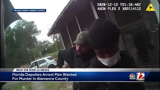 Alamance County murder suspect arrested in Florida, body camera video shows deputies identifying him