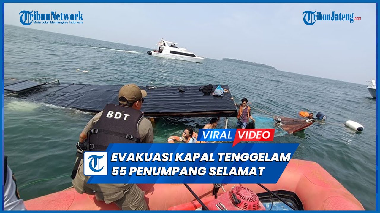 Detik-detik Evakuasi Kapal Tenggelam Di Perairan Kepulauan Seribu 55 ...