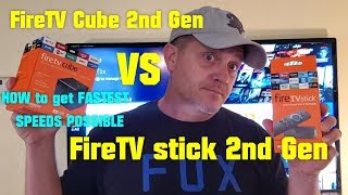 SPEED TEST | FireTV cube 2nd Gen  -vs- FireTV stick 2nd Gen | Wifi and Wired Results with Reviews