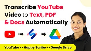 How to Transcribe YouTube Video to Text, PDF & Docs Automatically