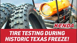 Kenda Tire Testing Episode 1: On Frozen Ground