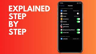 How to turn off mobile data usage for the Snapchat app on your iPhone