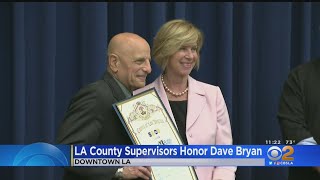 CBS2 Political Reporter Dave Bryan Honored By LA County Supervisors