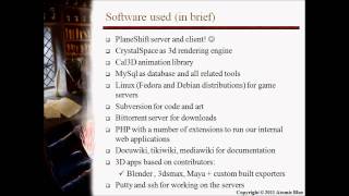 PlaneShift MMORPG - Servers and apps Part #1
