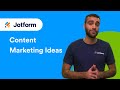 5 Creative Content Marketing Ideas for Your Website