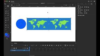 Animate a Globe #masking in Adobe Animate