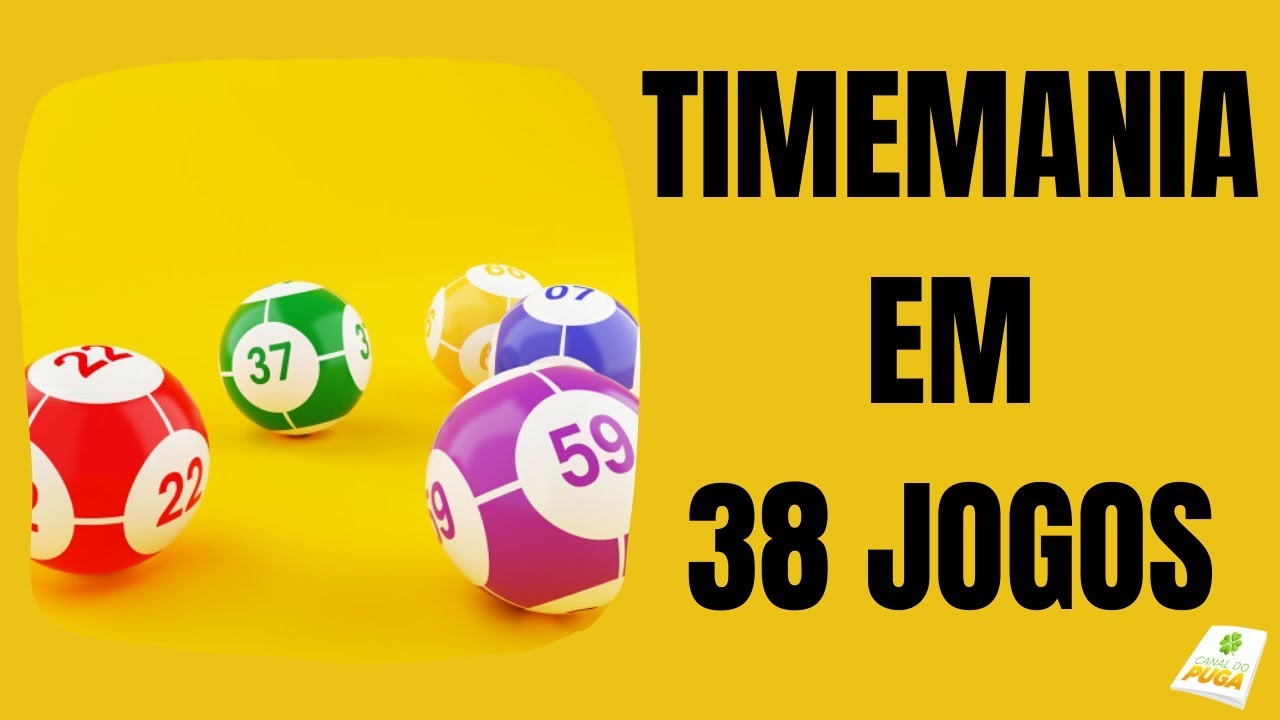 DICA TIMEMANIA - GANHAR COM FECHAMENTO 50 DEZENAS EM 38 JOGOS - YouTube