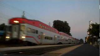 HiDeff - Caltrain, Caltrain and Caltrain at Broadway.