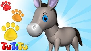 TuTiTu Animals Toy Collection 🌼 Donkey and friends 🌻 Fun and Educational Toy Building for Toddlers