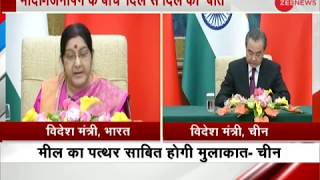 Watch: Sushma Swaraj announces PM Modi’s China visit for summit talks with Xi Jinping