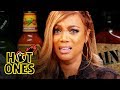 Tyra Banks Cries For Her Mom While Eating Spicy Wings | Hot Ones Tyra Banks Cries For Her Mom While Eating Spicy Wings | Hot Ones