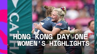 Blyde reaches Tournament FIFTY! | Cathay/HSBC Hong Kong Sevens Day One Women's Highlights