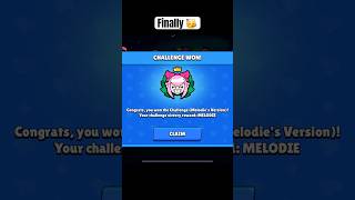 Finally unlocked MELODIE #shorts #brawlstars