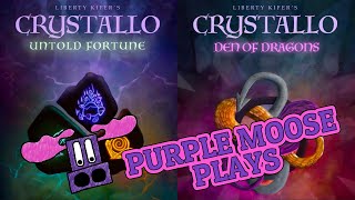 Purple Moose Plays...Crystallo w/ Untold Fortune \u0026 Den of Dragons Expansions - Kickstarter Preview