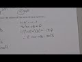 math 20 1 quadratics review 25c