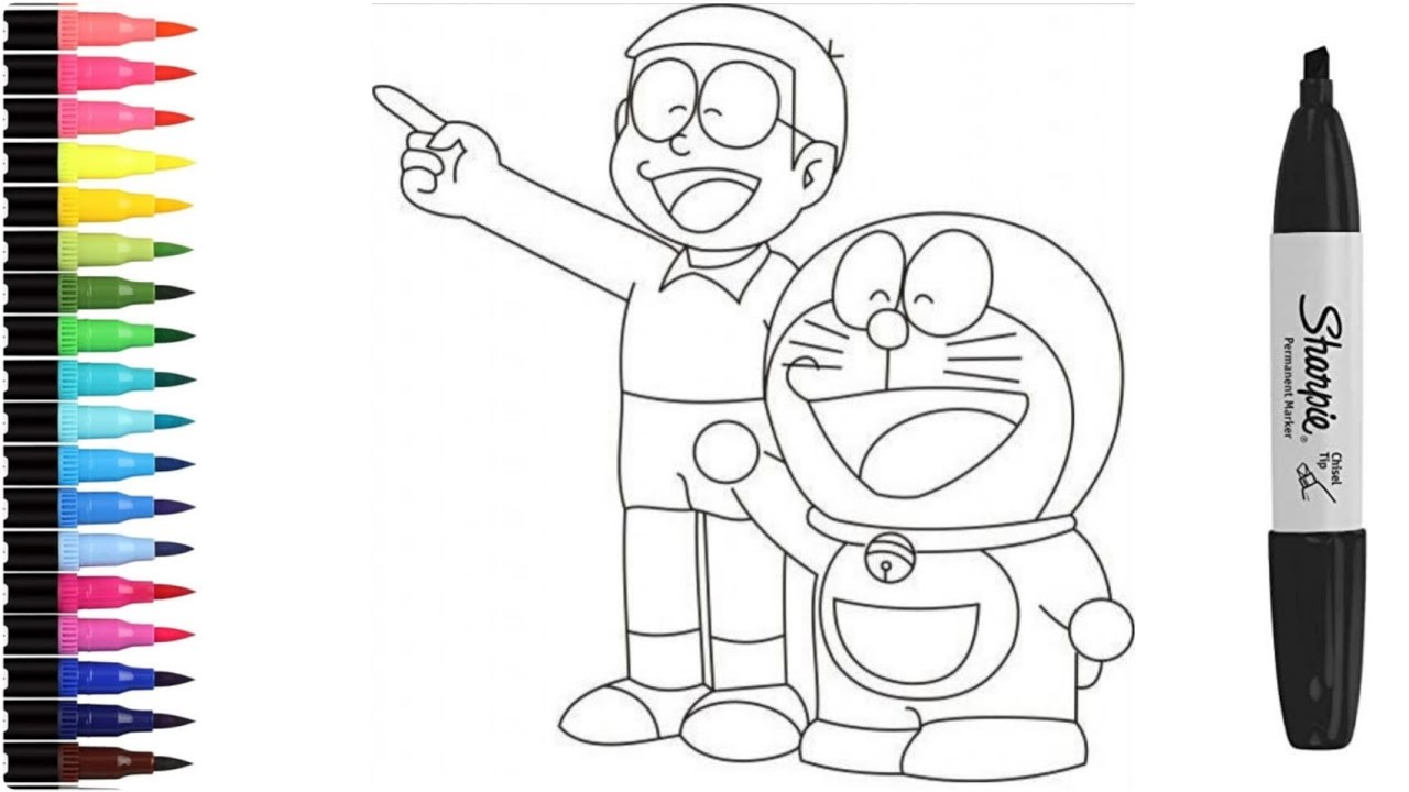 Doraemon Cartoon Images For Colouring Infoupdate Org