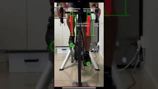Bike Fit Knee Tracking Front On View