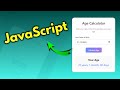 ASMR Program: How to create an Age calculator using Java Script (No Talking)