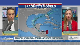 Tropical Storm Sara expected in Gulf next week