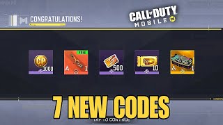 *NEW* CODM 7 WORKING REDEEM CODES JANUARY 2025 | CALL OF DUTY MOBILE 7 WORKING CP REDEEM CODES 2025