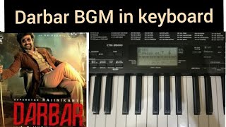 Darbar BGM in keyboard notes in description