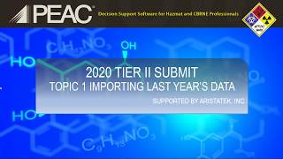 2019 Tier2Submit Program: Topic 1. Importing data from the previous report