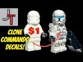 How To Decal Clone Commando Helmets