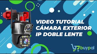 Video Tutorial de Cámara IP  Exterior de Doble lente  A8