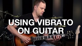 How To Use Vibrato On Guitar - Lead Guitar Lesson #7