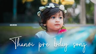 Thanvi Pre Birthday 4K  ( Rakasi Gadusu pilla ) RAW EMOTIONS