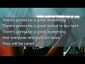 Great Awakening - with lyrics