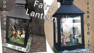 Fairy lantern / dollar tree DIY / perfect for garden / dollar store diy / love how it looks