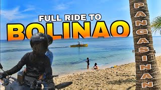 🏍️ BOLINAO, PANGASINAN ESCAPADE FULL RIDE  | BOLINAO PANGASINAN BEACH | BOLINAO FALLS | PATAR BEACH