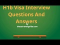 H1b VISA Interview Questions And Answers | Visa stamping tips | h1b stamping latest sample questions