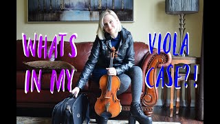 What's in my viola case?!