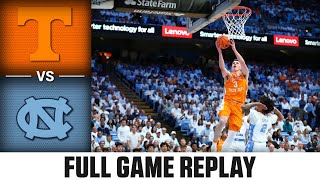 Tennessee vs. North Carolina Full Game Replay | 2023-24 ACC Men’s Basketball
