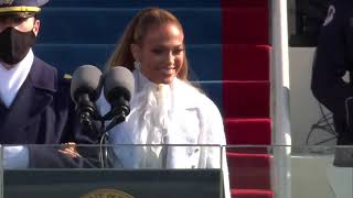 Jennifer Lopez - "This Land Is Your Land" & "America, The Beautiful" - Inauguration 2021 Performance