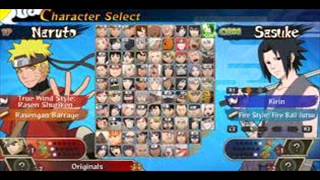 Naruto Ultimate Ninja Storm Generations ~Character Select Theme Extended