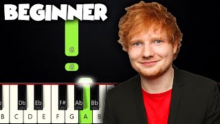 Perfect - Ed Sheeran | BEGINNER PIANO TUTORIAL + SHEET MUSIC by Betacustic