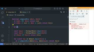 JavaScript - Compare Nested Objects [ALL TYPES Any Values]