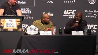 Derrick Lewis Has Beef with Daniel Cormier (UFC 226 Presser)