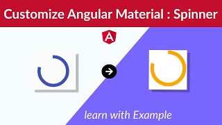 angular material mat spinner custom style | Angular Material mat progress spinner