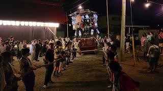 小坂諏訪神社祭典　宵祭り　令和5年9月16日(土)