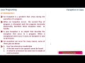 Exception – Java Programming
