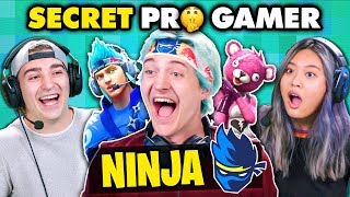 Ninja DESTROYS Fortnite Players (Secret Pro Gamer) | React