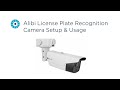 Alibi License Plate Recognition Camera Setup & Usage - ALI-NP3022ANPR