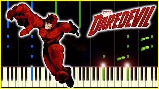 DAREDEVIL - MAIN THEME - Piano Tutorial