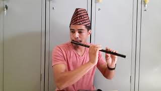 सररर कोइला खानीमा cover By Flute Bharat BK