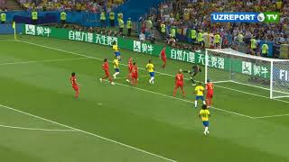 JCh-2018. Braziliya - Belgiya 1:2. ЧМ-2018. Бразилия - Бельгия 1:2.