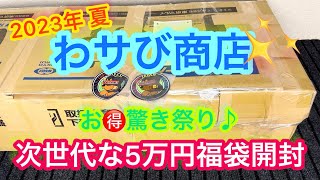 『2023年夏エアガン福袋』 わサび商店さんの夏の福袋企画次世代な5万円袋を開封してみました！